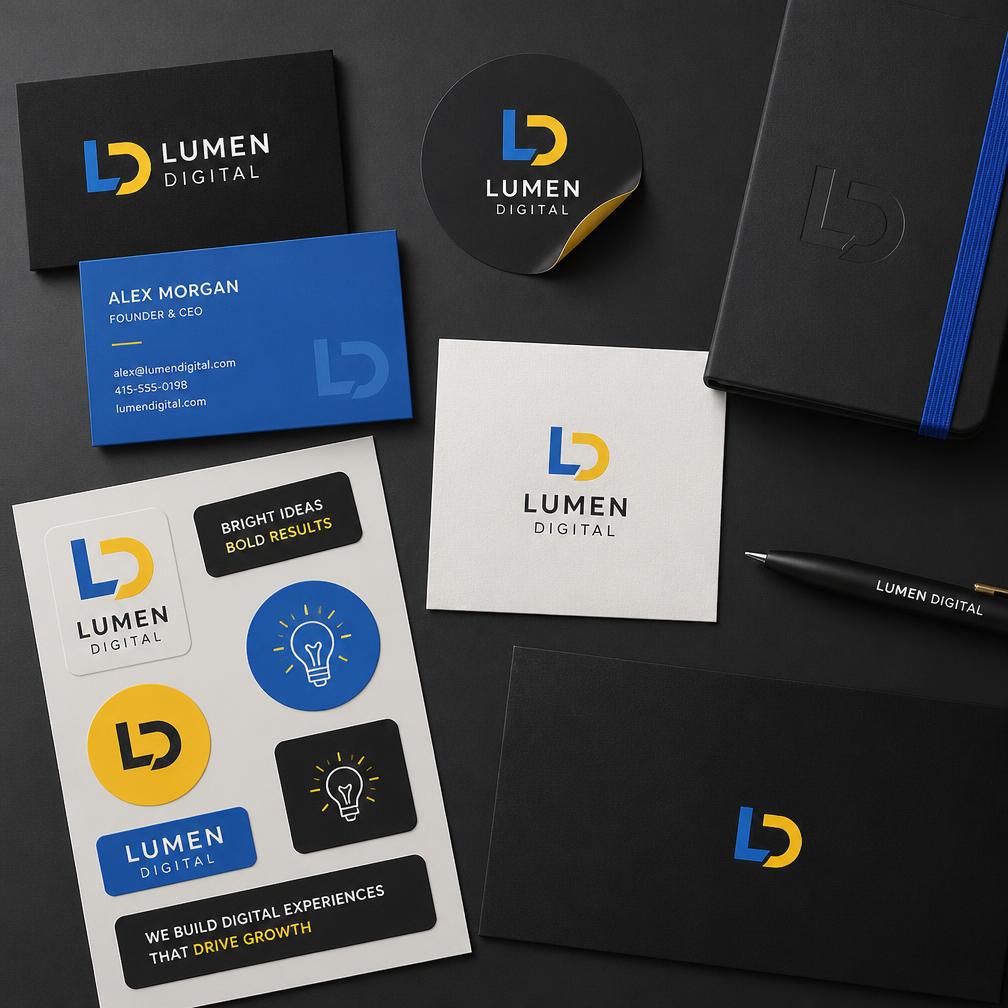 Small Business Identity — original design by Reed The Ink